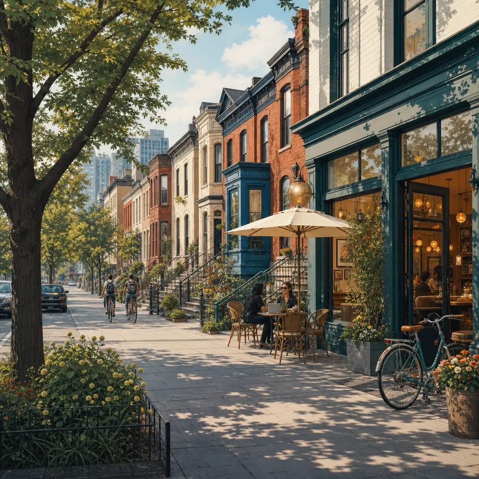 Centretown Ottawa storefronts and residential streets