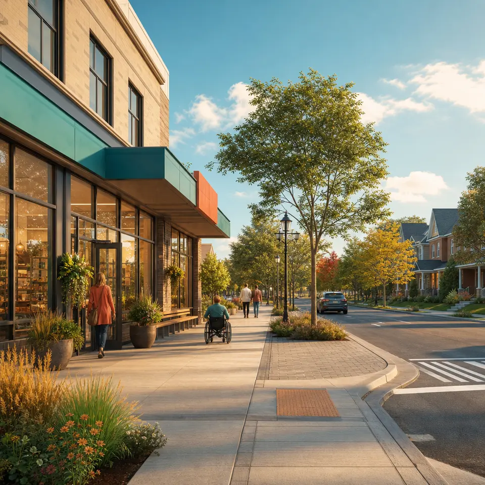 Nepean commercial area and streetscape