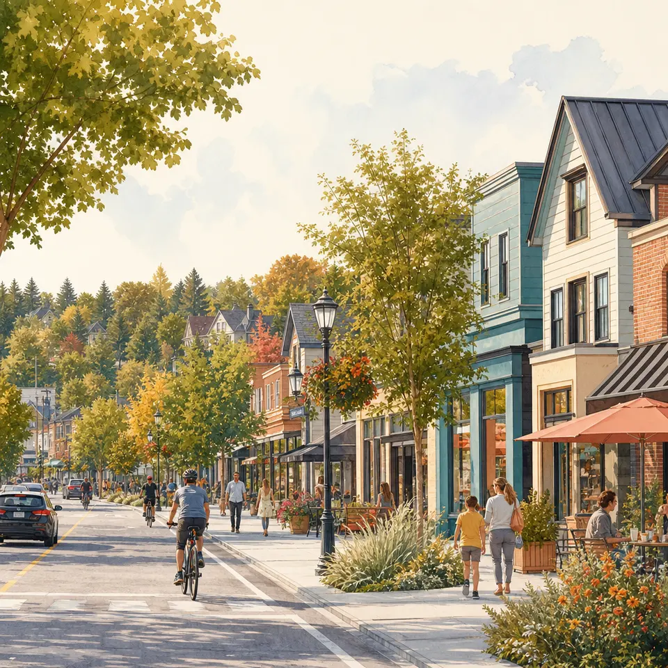 Stittsville main street and local storefronts