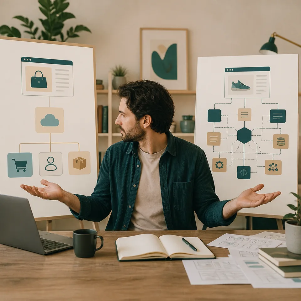 Ottawa merchant comparing Shopify checkout with a custom ecommerce architecture